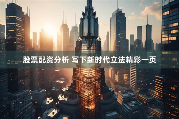 股票配资分析 写下新时代立法精彩一页